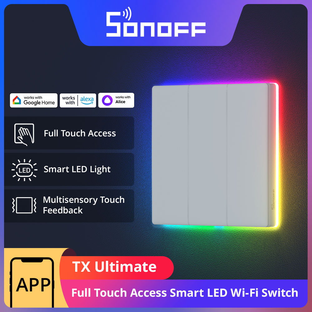 Home Cinema App - Умный настенный выключатель SONOFF TX Ultimate