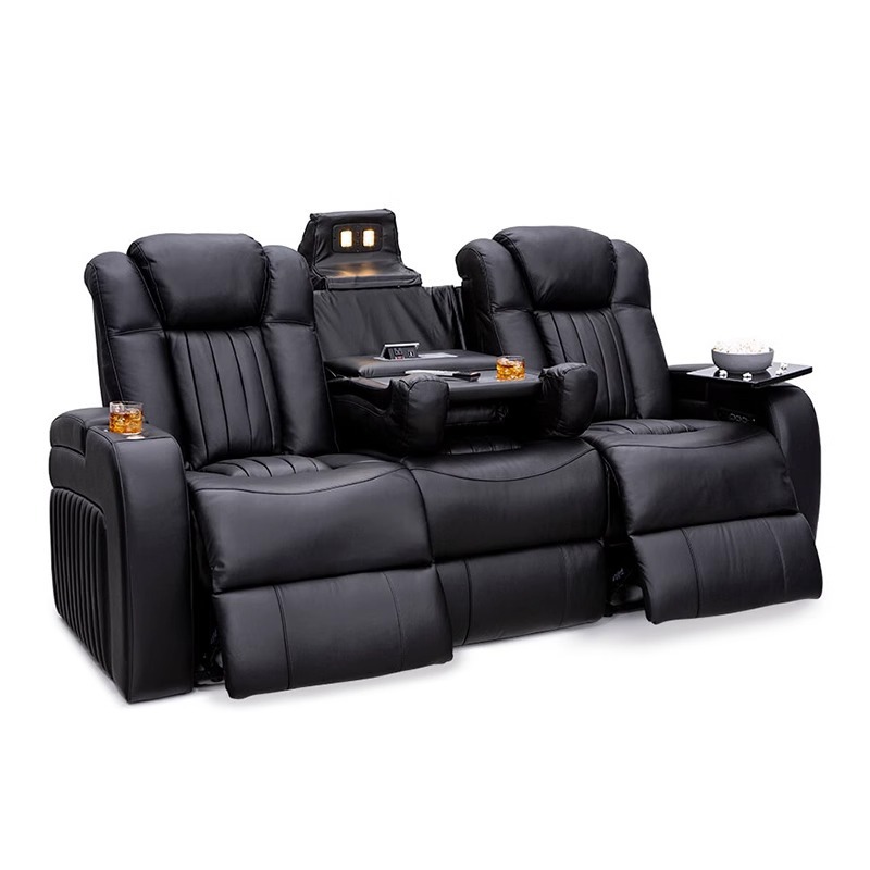 Home Cinema Lounge - Черные сиденья для кинотеатра, шезлонг, электрическое