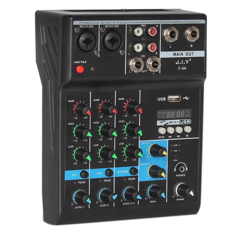 Home Cinema Video Processor - 4-полосный миксер аудио Профессиональный звуковой процессор