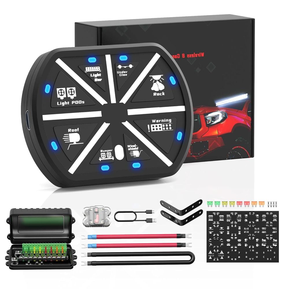 Universal Remote Control - Универсальная 8-канальная панель управления с реле,