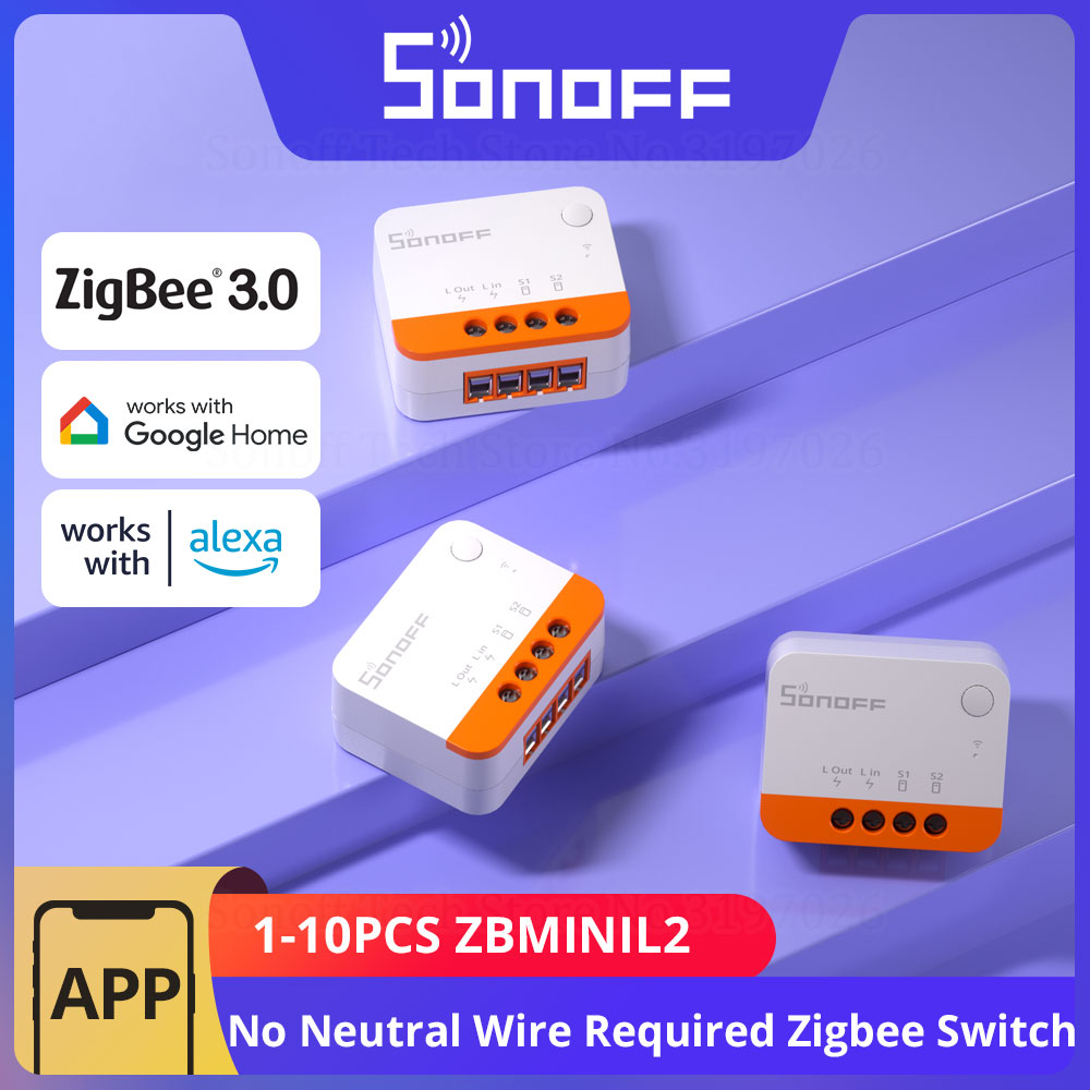 Home Cinema App - 1-10 шт. SONOFF ZBMINIL2 Zigbee 3.0,