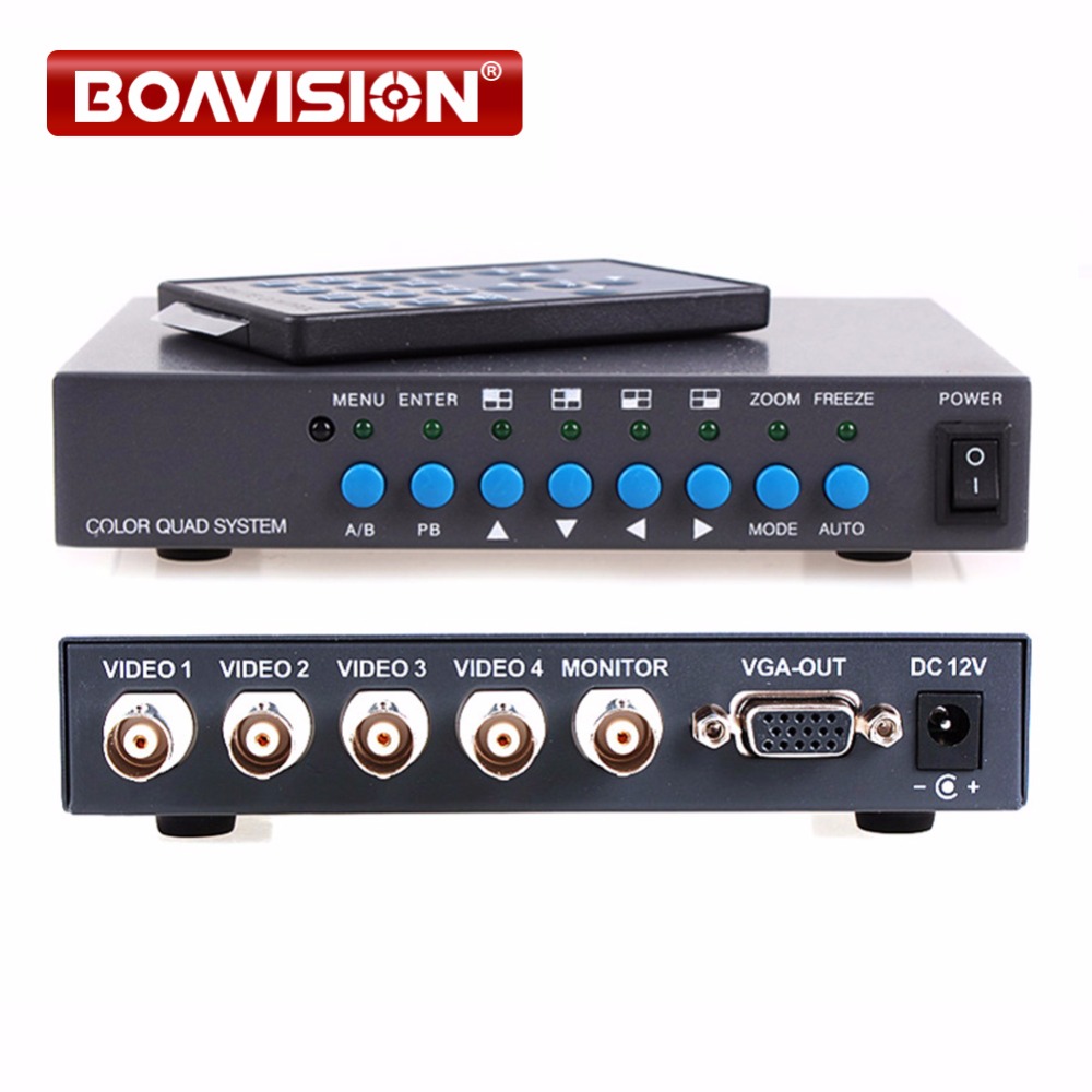 Home Cinema Video Processor - 4-канальный цветной видео цифровой цветной четырехъядерный