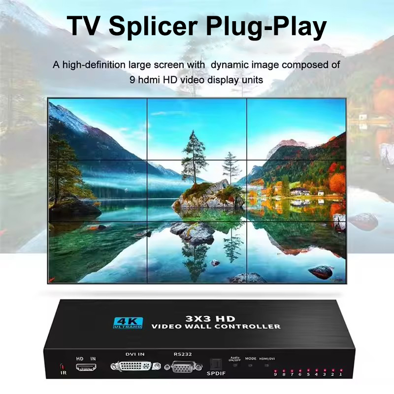 Home Cinema Video Processor - Контроллер видеостены 4K HDMI 3X3 2X3