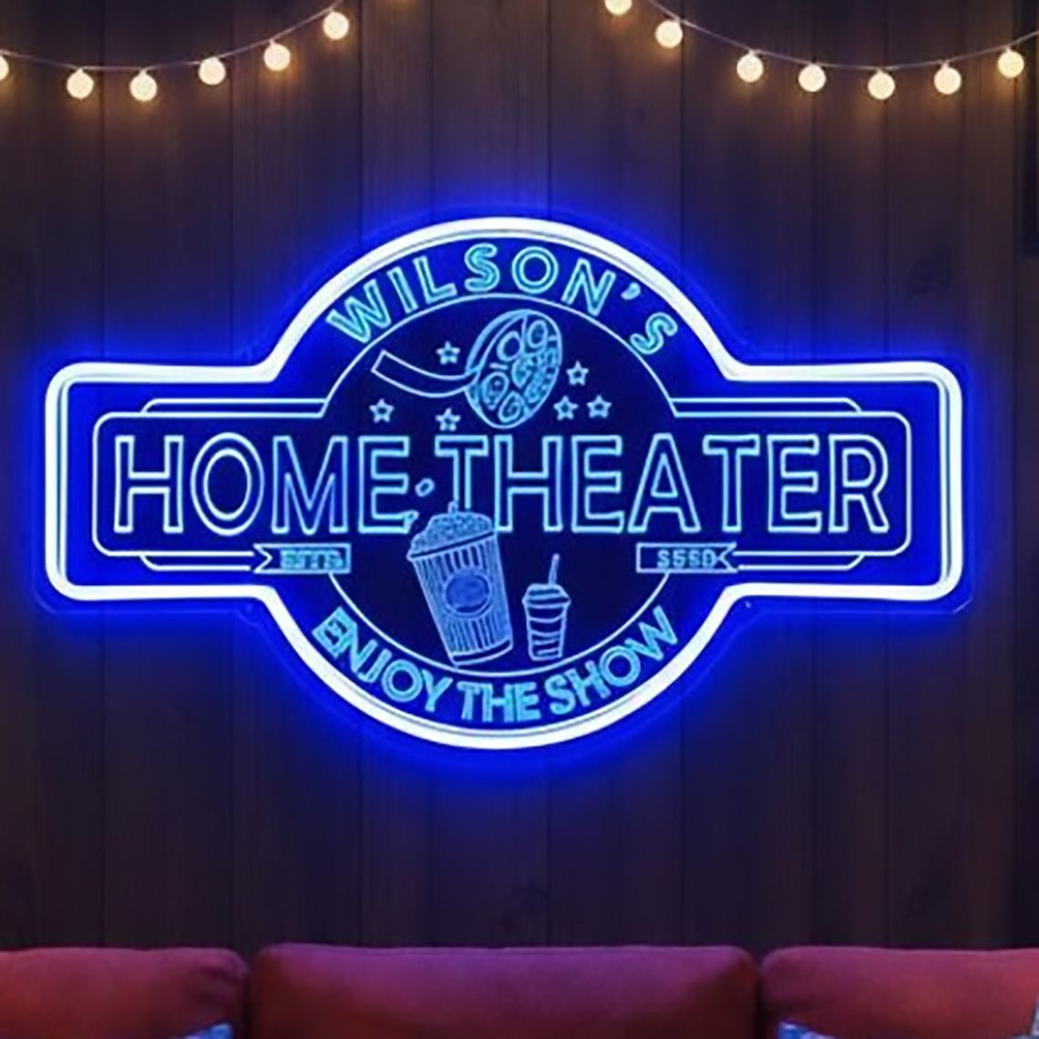 Неоновая вывеска для домашнего – обзор и цена Home Cinema Usa