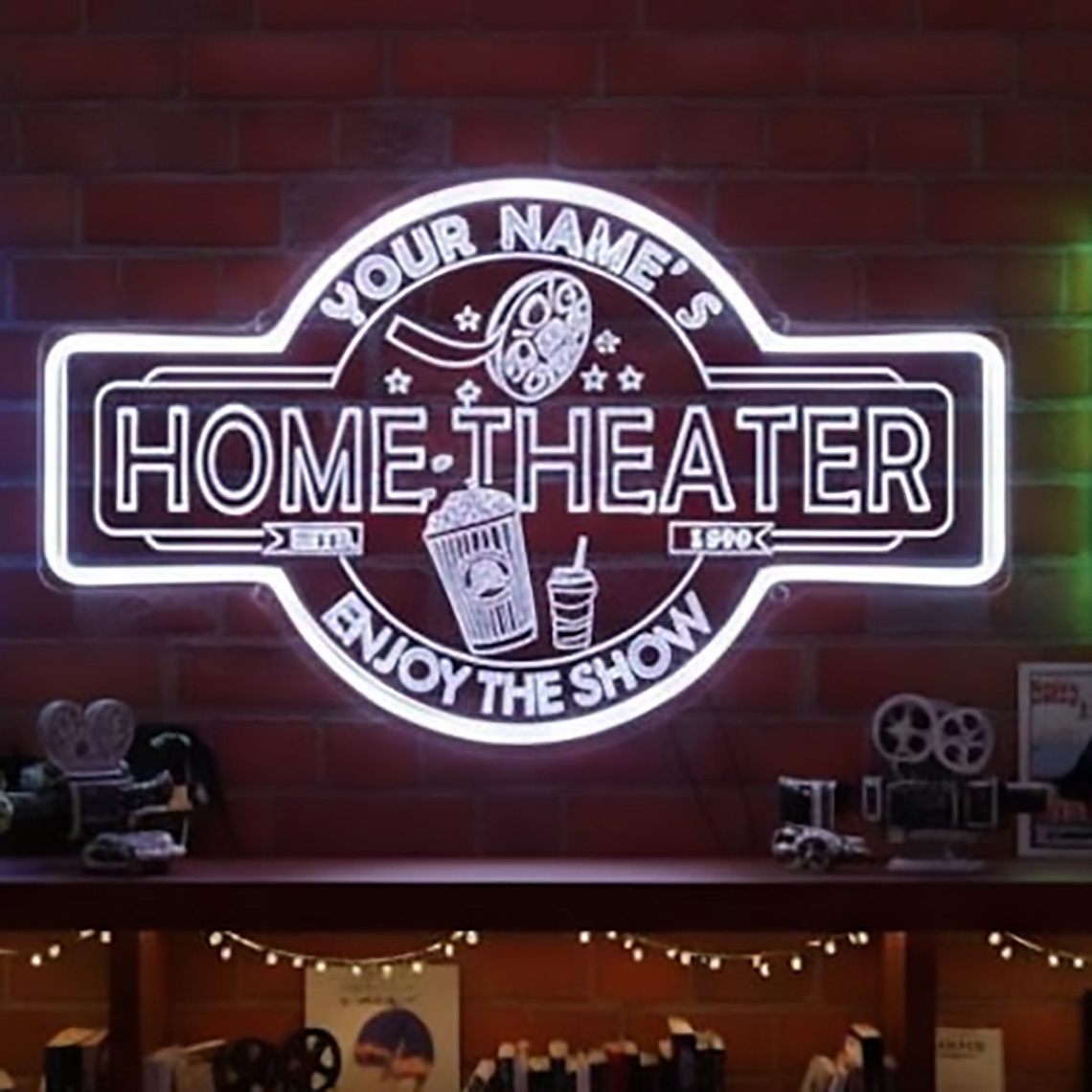 Неоновая вывеска для домашнего – обзор и цена Home Cinema Usa