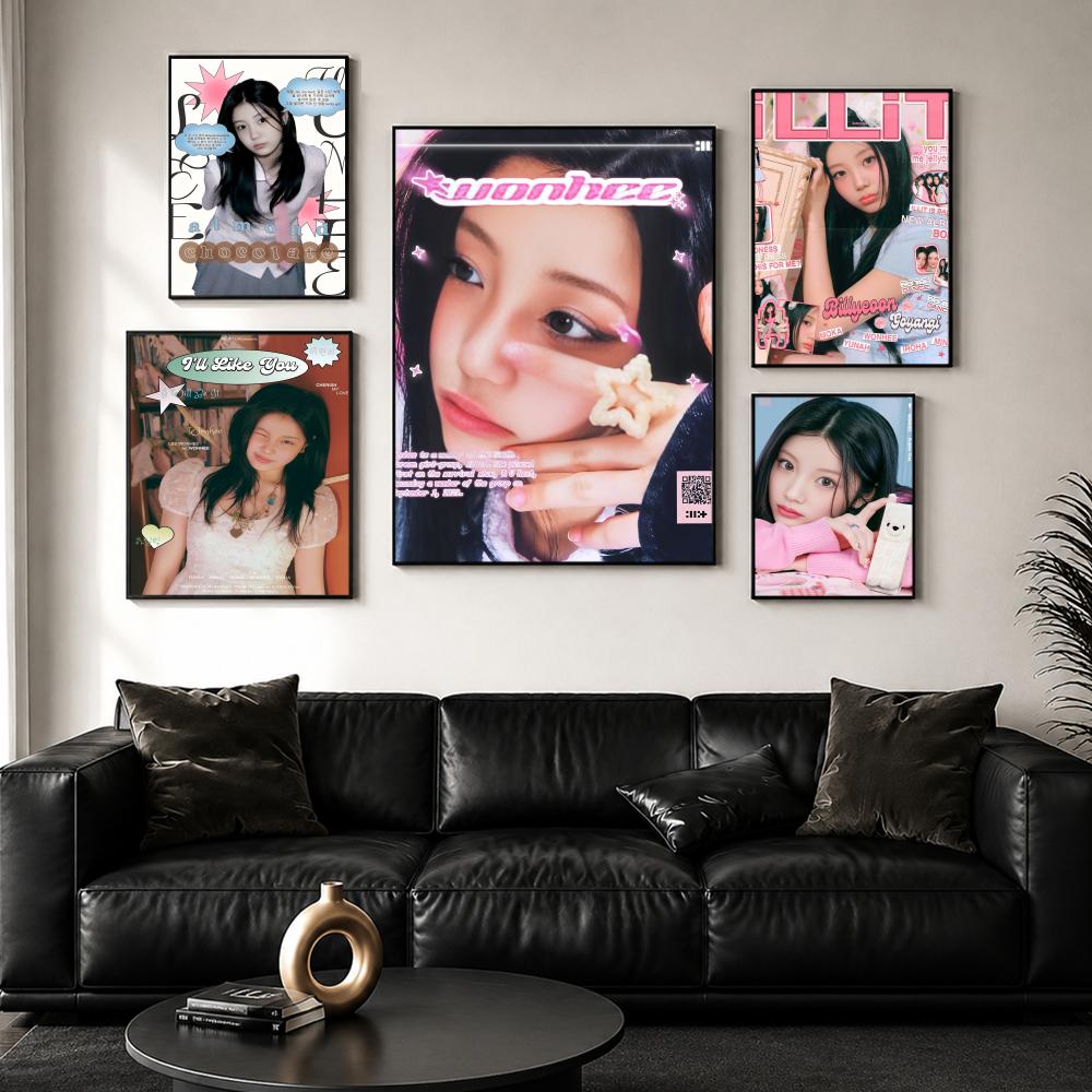 Постер W-Wonhee I-Illit, идеал – обзор и цена Home Cinema Wallpaper