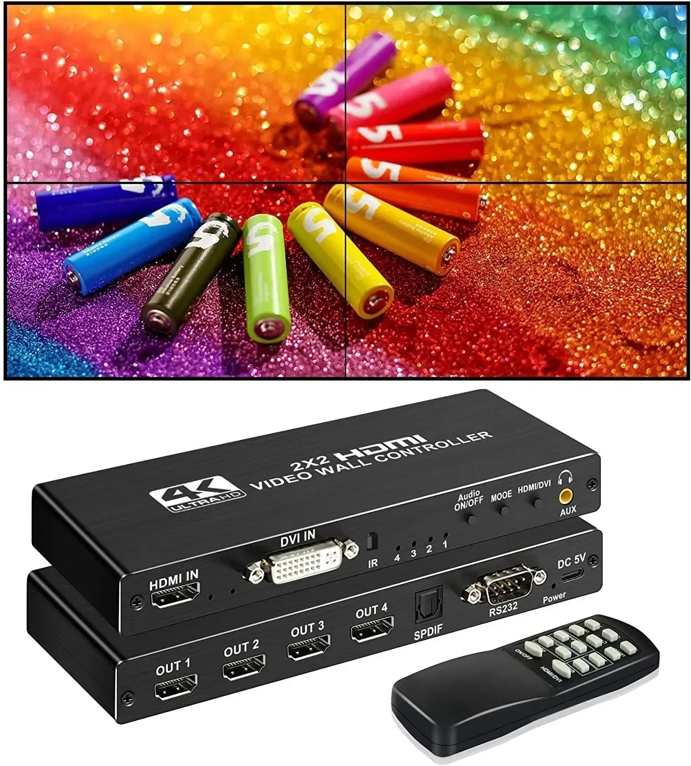 Контроллер видеостены 4K HDMI  – обзор и цена Home Cinema Video Processor