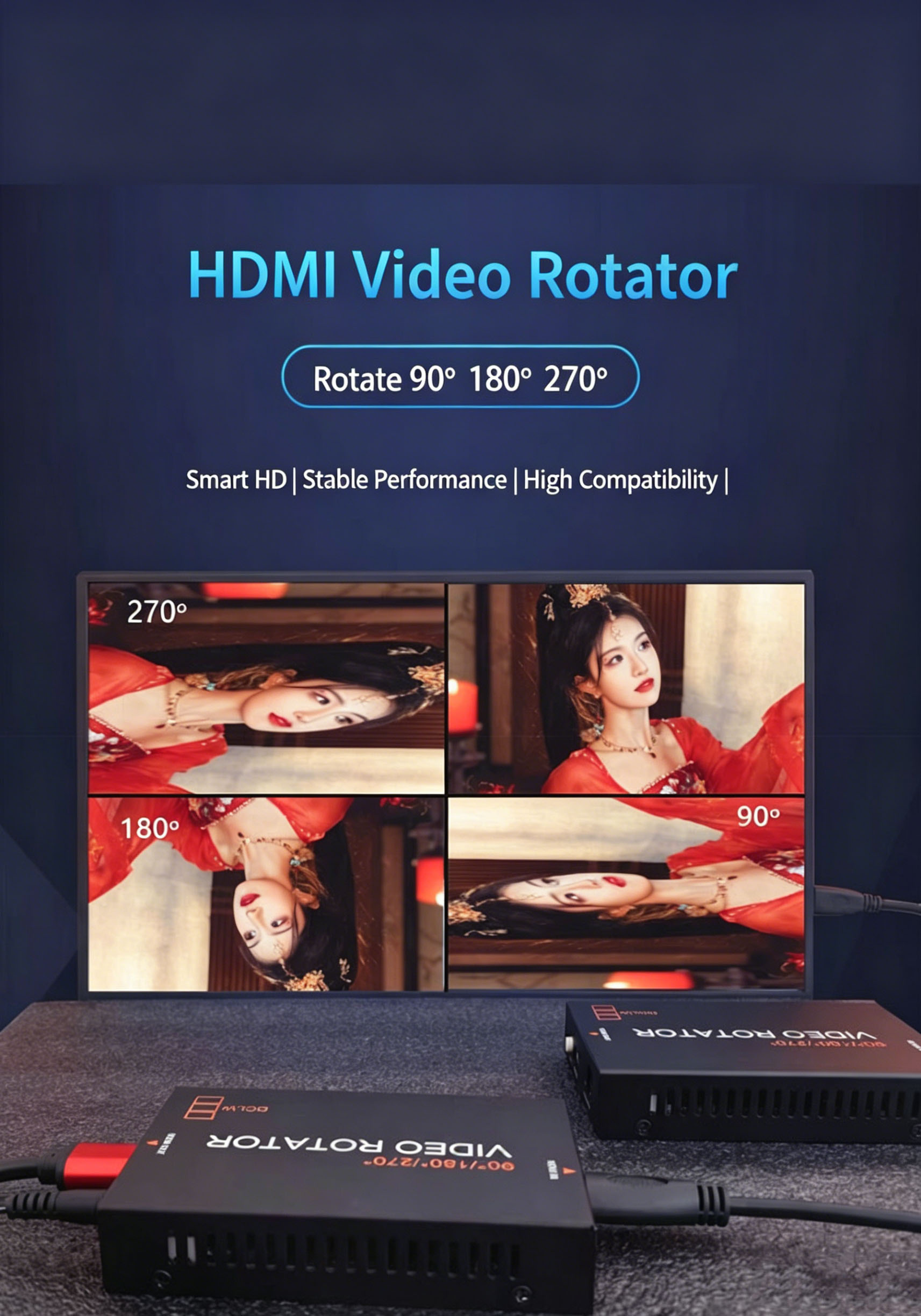 4K HDMI Видеопроцессор-ротатор – обзор и цена Home Cinema Video Processor